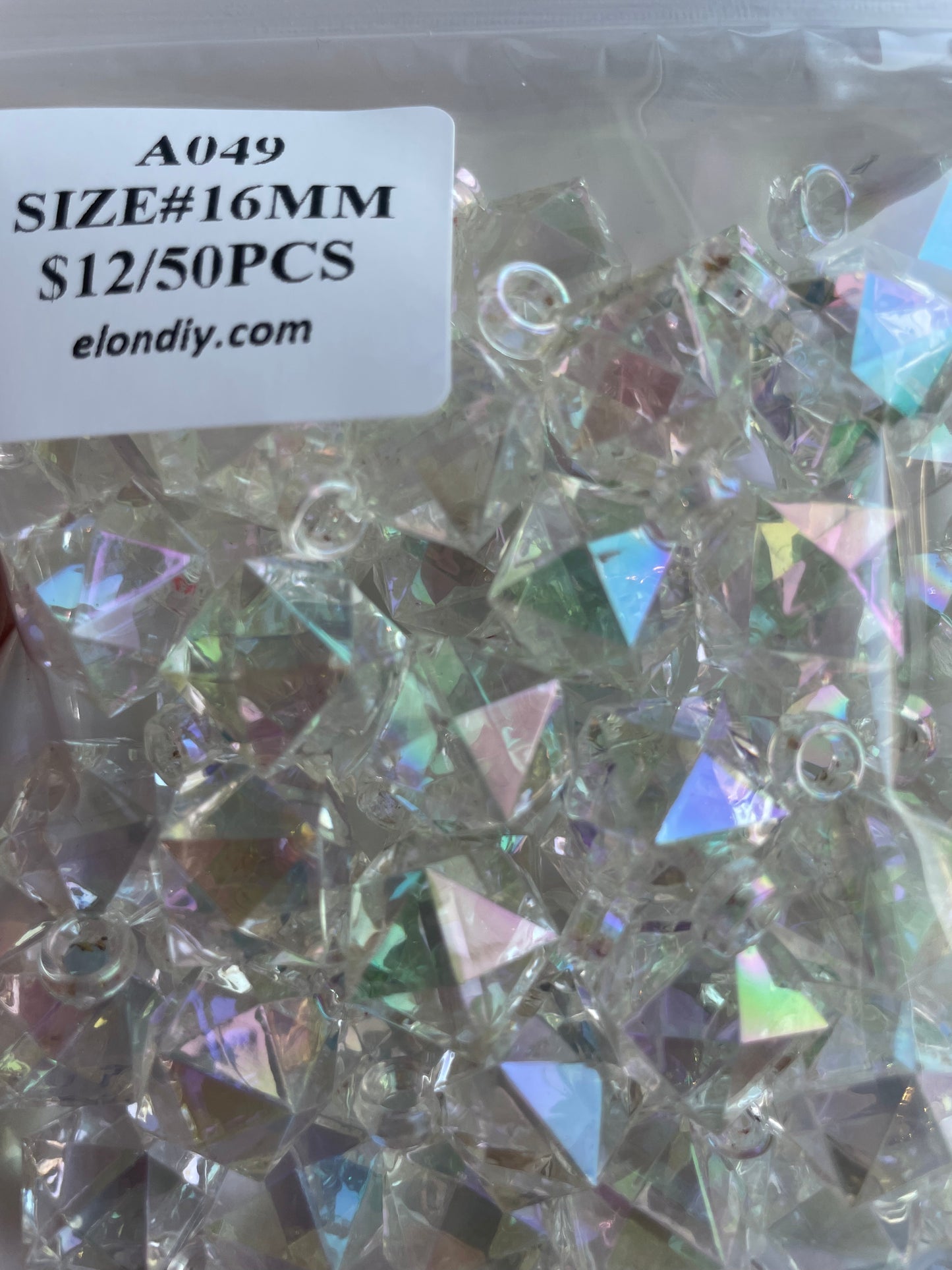 Diomand Charms  Acrylic Material  Cystal style