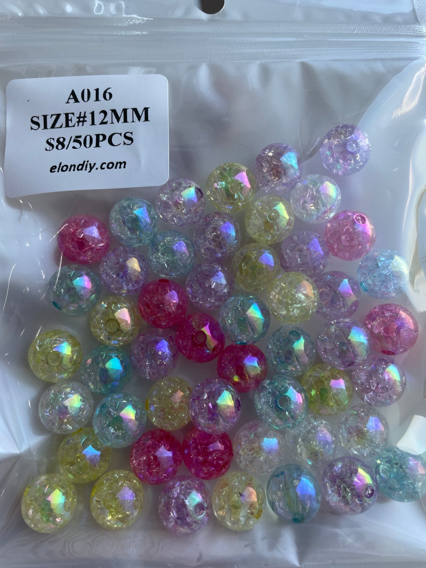 Acrylic Cracle Beads